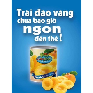 Đào tươi miếng ngâm đường hàng VN