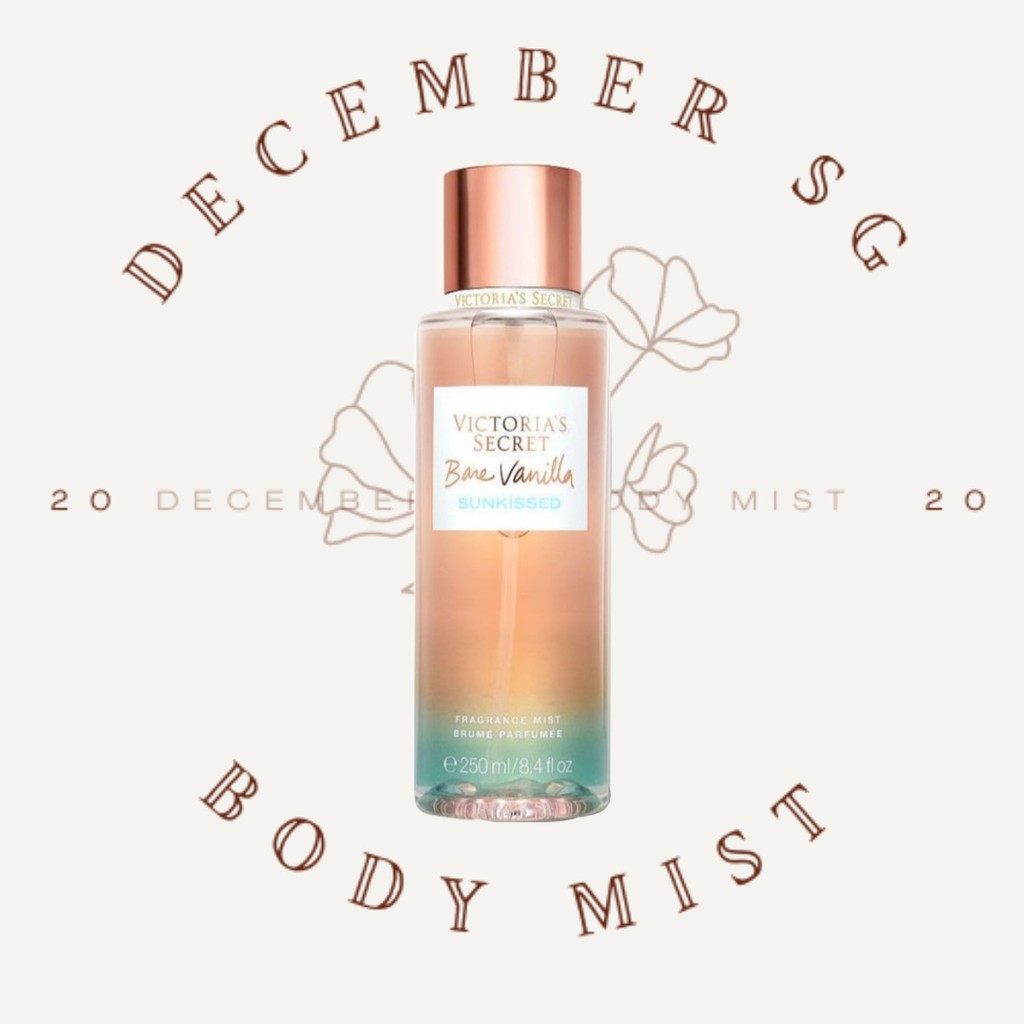 VICTORIA'S SECRET® Xịt Thơm Toàn Thân Body Mist -  Bare Vanilla Sunkissed 30ml/50ml/100ml +𝘿𝙚𝙘𝙚𝙢𝙗𝙚𝙧 𝙎𝙝𝙤𝙥+