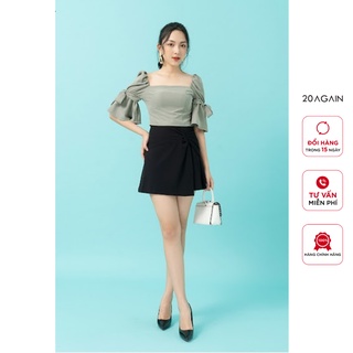 Áo sơ mi buộc nơ tay 20AGAIN ASW1053 thiết kế công sở, năng động, lịch sự