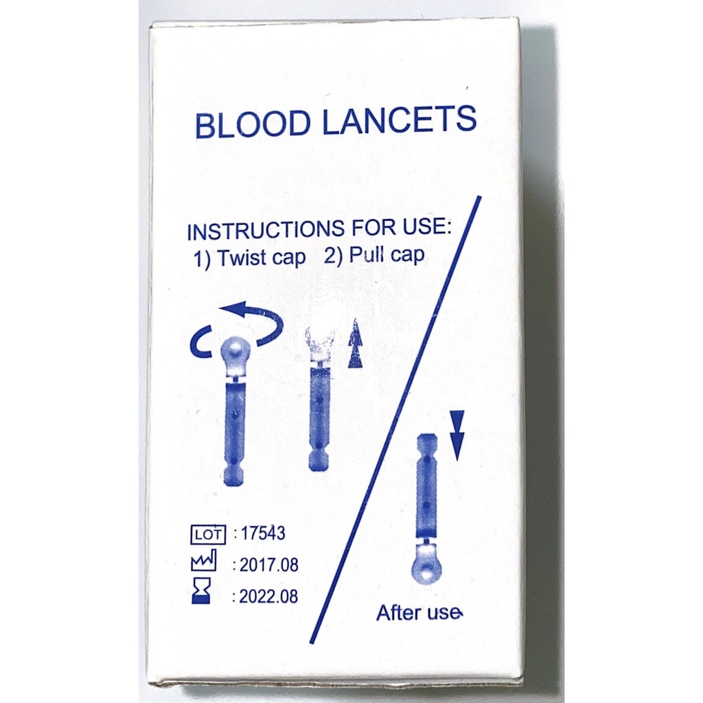 ✅ BLOOD LANCET DẸP - Kim lấy máu dùng cho bút thử đường Accu-chek Softclix