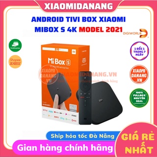 Mua Android Tivi Box Xiaomi MiBox S 4K  MDZ-22-AB (PFJ4086EU) MODEL 2021 - Hàng Chính Hãng Digiworld