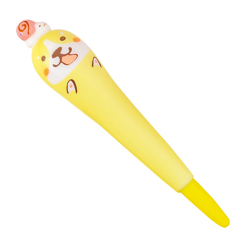 Bút Mực Gel Mềm Mại Kiểu Dáng Hoạt Hình Vui Nhộn Cho Học Sinh