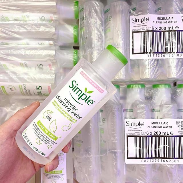 [New 2020] Nước tẩy trang Simple Kind to Skin Micellar Cleansing Water