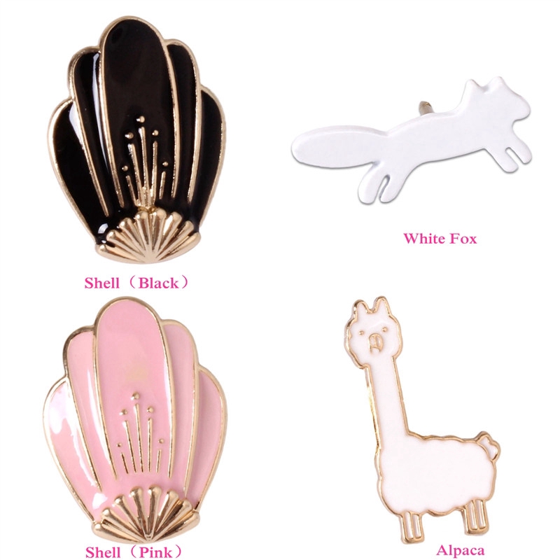 Khuy cài áo kim loại hình quả dứa trái thơm độc đáo