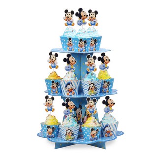 Tem Cắm Và Dây Quấn Cupcake Trang Trí Sinh Nhật Cho Các Bé Theo Chủ Đề