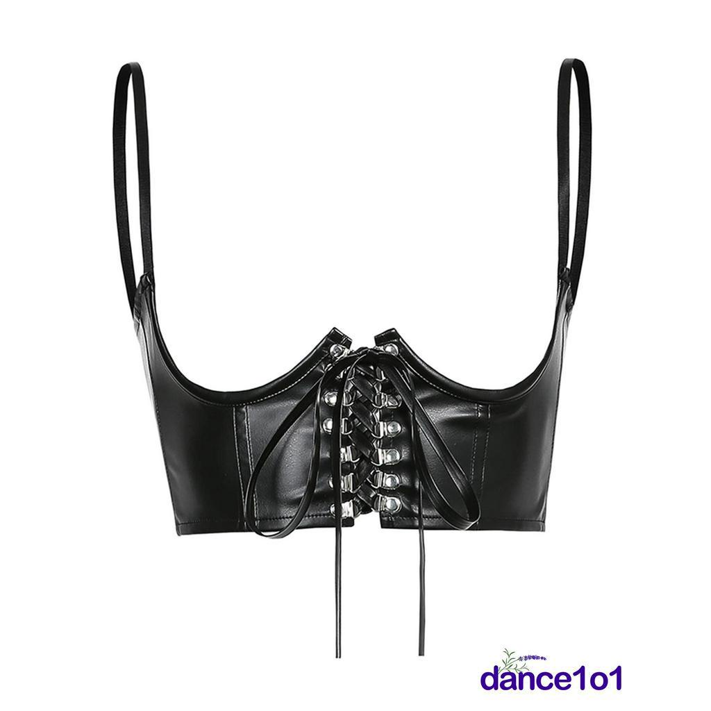 2021 Fashion Women's Metal Buckle PU Leather Chest Support Vest