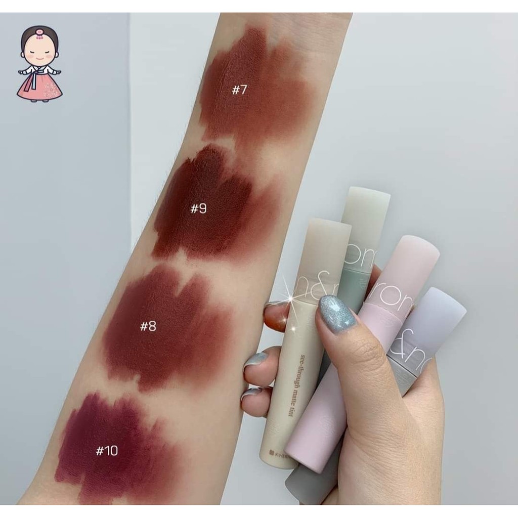 [Bản Hanbok] Son kem Romand Hanbok Project See Through Matte Tint