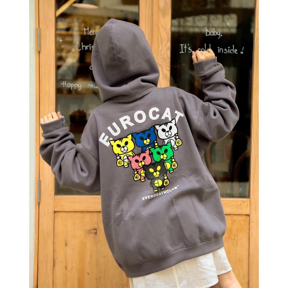 Áo Hoodie Thun Nỉ Ngoại In Hình CÚ MÈO Rõ Đẹp - Shop3nunisex | BigBuy360 - bigbuy360.vn