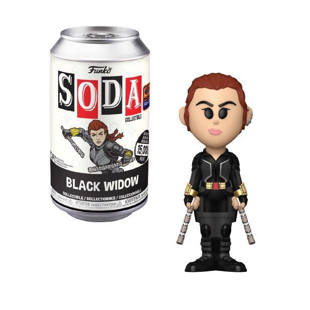 Đồ chơi mô hình funko pop Black Widow Common Soda Wondercon 2021 15000 piece - Marvel