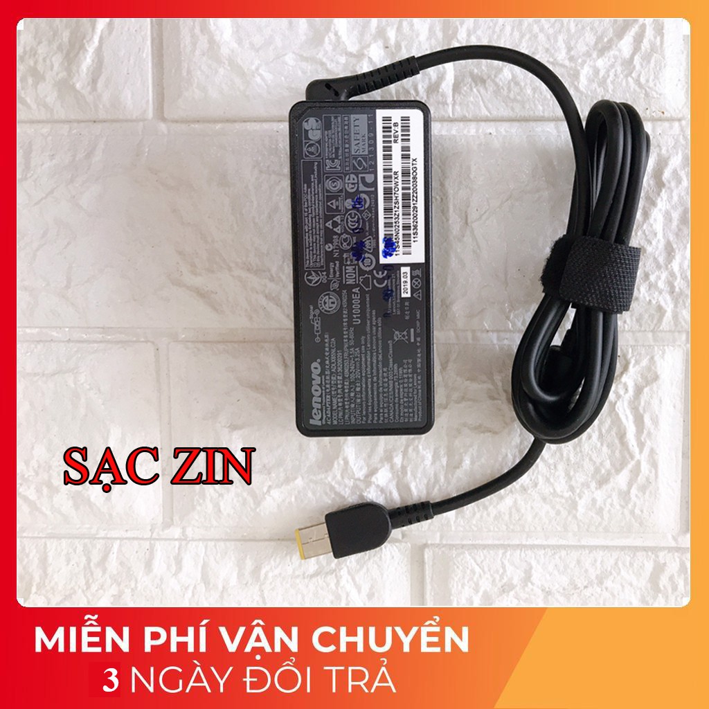 Sạc Laptop Lenovo 20V - 3.25A Chân USB dành cho G40-30 G40-70 Z40 Z50 E41-80 G40 G40-45 G40-80 kèm dây nguồn