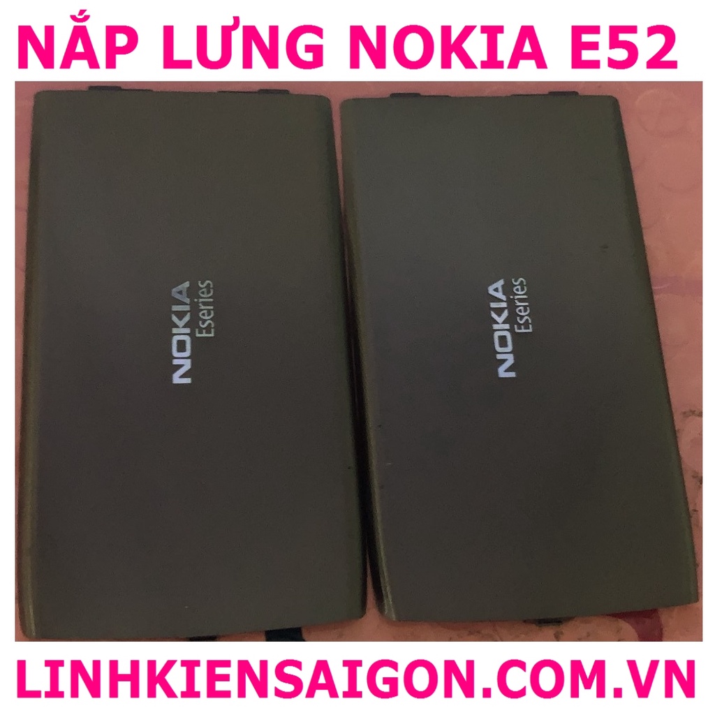 VỎ SAU NOKIA E52 MẦU NÂU