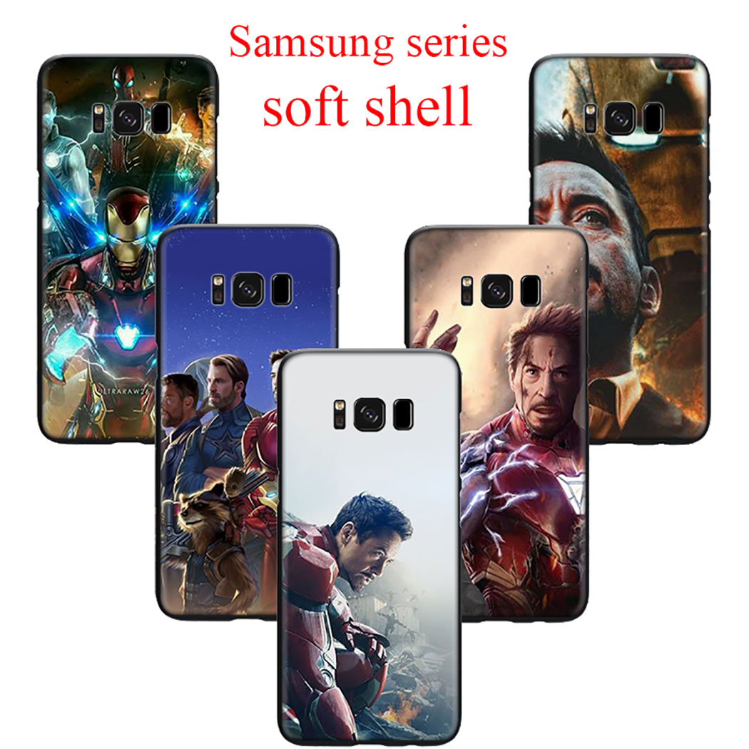 Ốp Lưng Silicone Hình Iron Man Cho Samsung J7 J5 Prime J730 J7 Pro J7Core S20 Fe Lite A8 Plus 2018