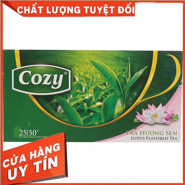 Trà Túi Lọc Cozy Hộp 20 & 25 Tép Trà Đủ Hương