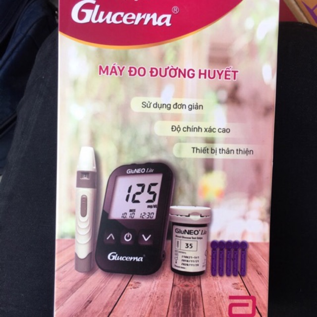 Máy đo đường huyết test tiểu đường glucerna