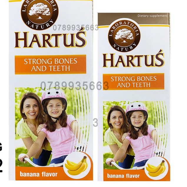 Hartus Canxi.Bổ sung Canxi,Vitamin K+D3 Từ 4 Tháng Tuổi.Phát Triển Chiều Cao Tối Đa