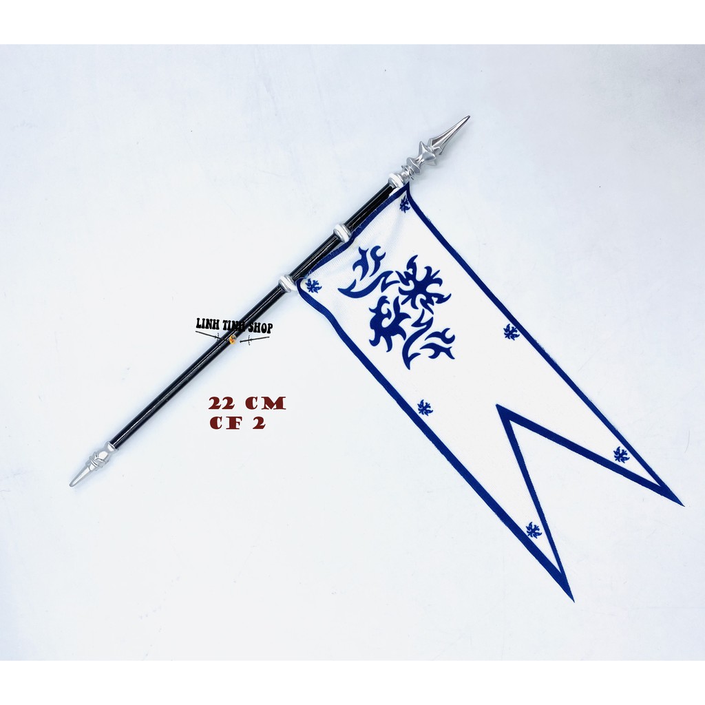 Móc khóa Thương Cờ Fate Saber