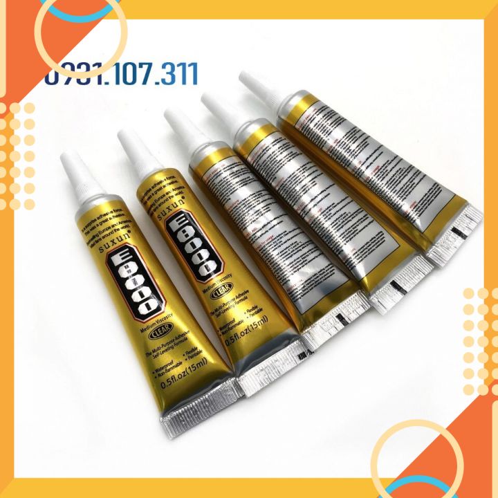 Keo dán đá, kim cương trang sức E-8000, Keo dán ron, keo dán màn hình, kính,linh kiện điện thoại và các chi tiết nhỏ.