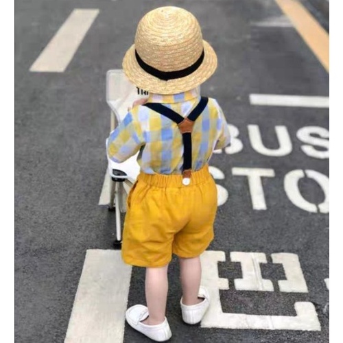 Set công tử Sơ mi Vàng cho bé mặc Tết của Mialy kids (7-22kg) - Thời trang cho bé