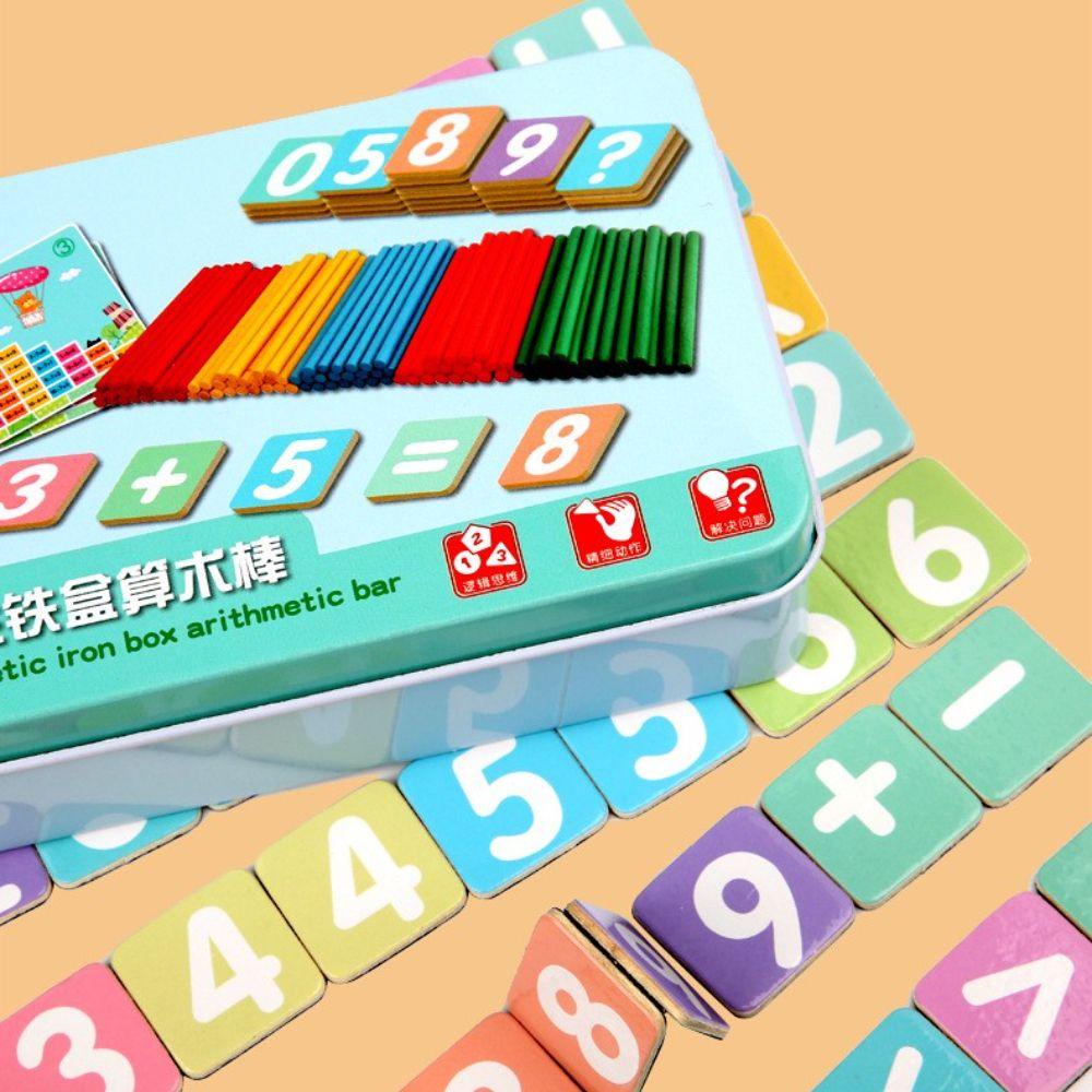 Bộ Đồ Chơi Học Toán Bằng Gỗ Cho Trẻ Mẫu Giáo