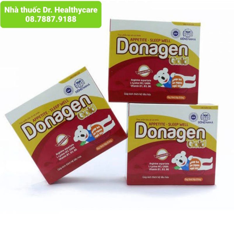 Donagen gold ống 10 ml x 20 ống giúp trẻ ăn ngon khỏe mạnh
