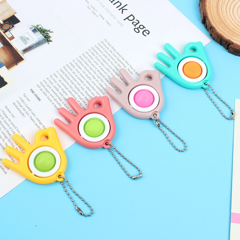 Đồ Chơi Bóp Xả Stress Hình Lòng Bàn Tay Năm Ngón Bằng silicone