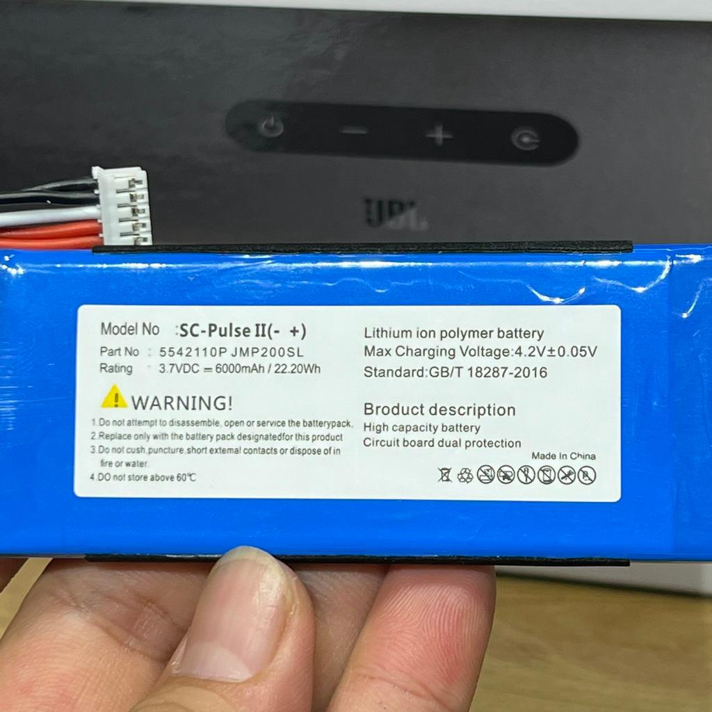 Pin loa Bluetooth JBL Pulse 2 - Dung lượng chuẩn hãng