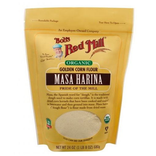 Bột ngô (bột bắp) Masa Harina hữu cơ hiệu Bob's Red Mill Organic Golden Corn Flour 680g - DATE 07-2022