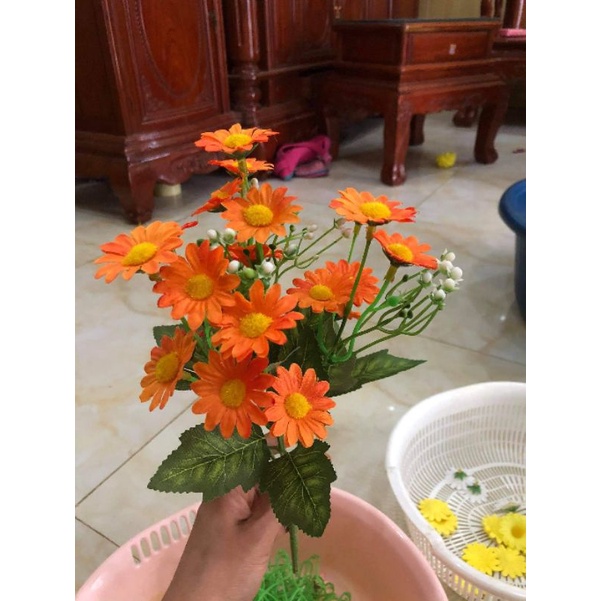 Cụm cúc nhí _ hoa giả trang trí
