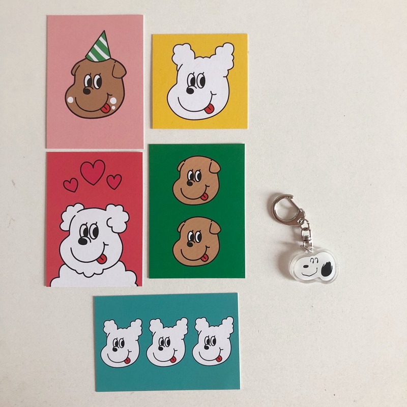 ⭐Cuộc sống trong góc⭐Móc Chìa Khóa Bằng Acrylic Hình Gấu Hoạt Hình Charlie Lucy Kiểu Hàn Quốc Dễ Thương