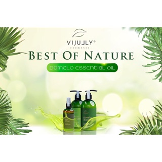 Combo tinh dầu bưởi + dầu gội bưởi + dầu xả bưởi cao cấp Vi Jully