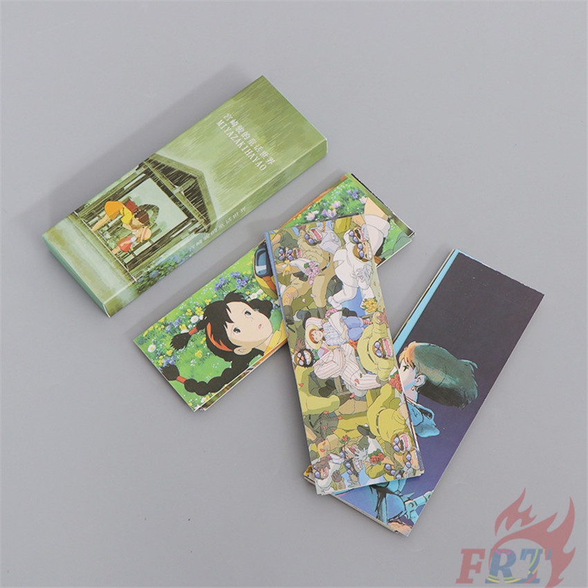 ❉ Bookmark Hình Nhân Vật Miyazaki Hayao / Van Gogh ❉ Set 30 Thẻ Đánh Dấu Sách Thời Trang