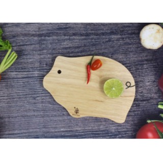 Thớt gỗ hình heo lớn nhỏ - gỗ đức thành - kích thước 24 x 16.5 x 1.2 cm