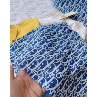 Set vịt cv jean in tràn bé gái