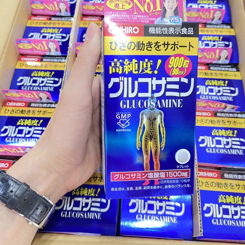 Viên uống bổ xương khớp Glucosamin Orihiro 900 viên  Nhật Bản