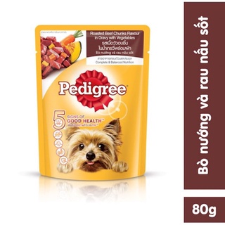 Pate Pedigree cho chó lớn 80g