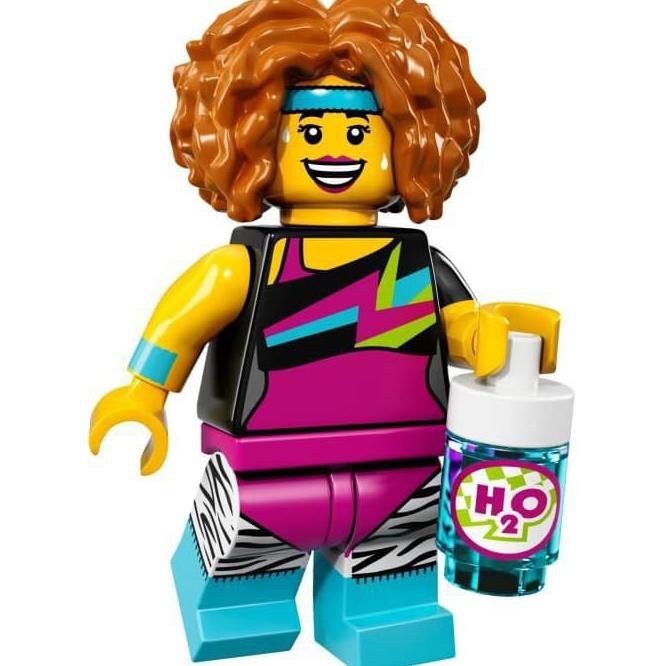 Mô Hình Đồ Chơi Lego Minifigures Series 17 Nhảy Múa Có Khóa Kéo Không Có Đế