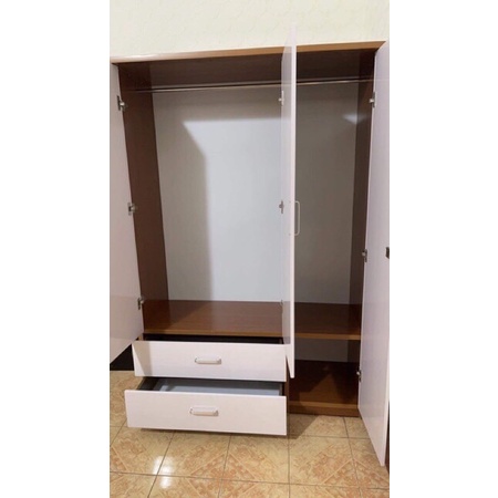 TỦ NHỰA ĐÀI LOAN 3 CÁNH KT:   125x185x45/51 ☎️☎️