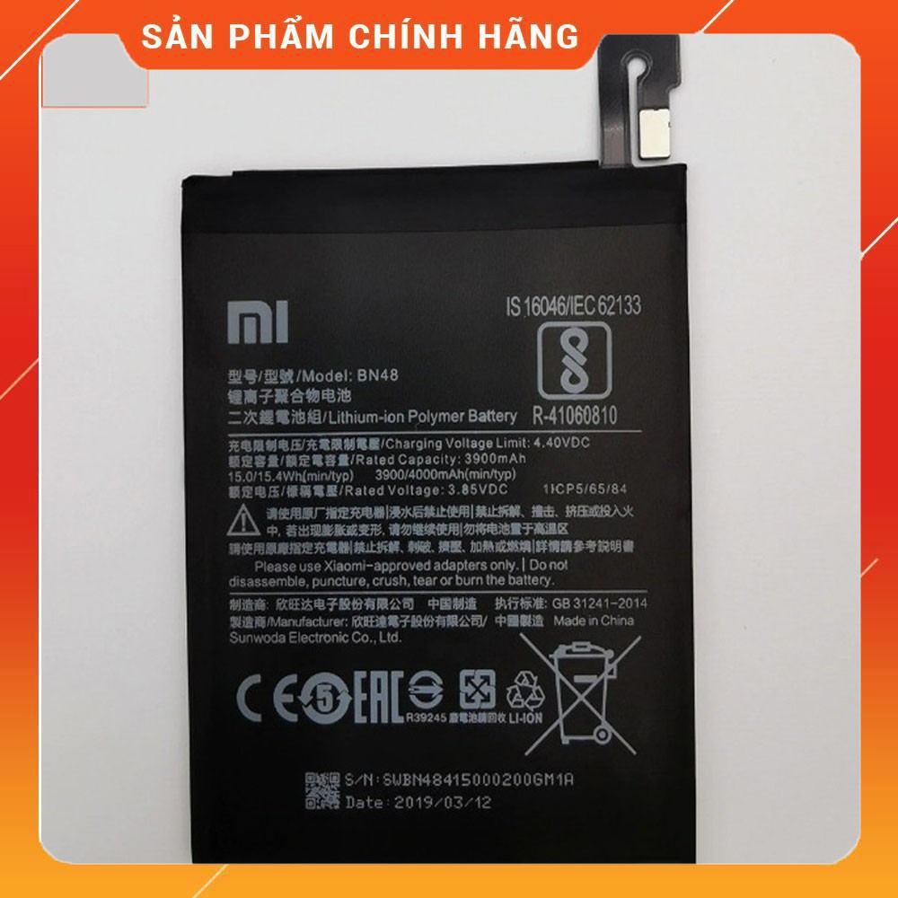 Pin xiaomi Redmi note 6 pro BN48 dung lượng cao 4000mah zin chính hãng