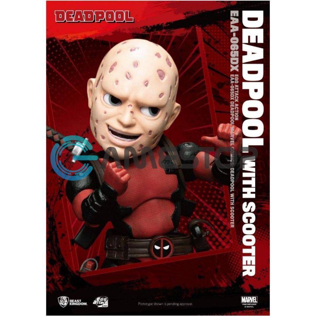 Mô hình deadpool eaa 065dx with scooter egg attack dòng marvel 16cm action figure Gamestop.vn MVBK01