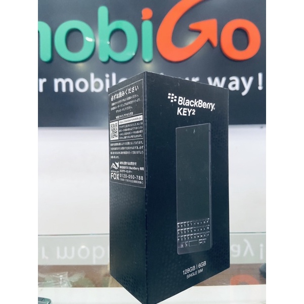 Điện thoại BlackBerry KEY2 mới nguyên hộp, màu đen, 1 SIM, 128GB