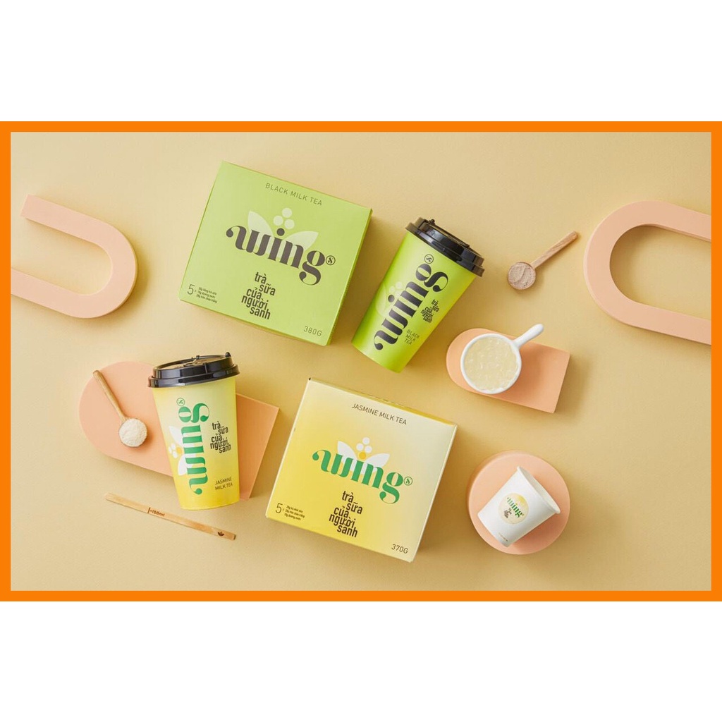 [VỊ HỒNG TRÀ] TRÀ SỮA WINGS - TRÀ SỮA TỰ PHA TRÂN CHÂU WINGS CHO NGƯỜI SÀNH - HỘP 5 SET CHUẨN VỊ VÔ CÙNG TIỆN LỢI