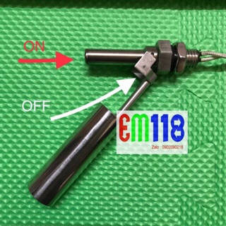 Công tắc phao điện inox hình mỏ vịt M10 24V