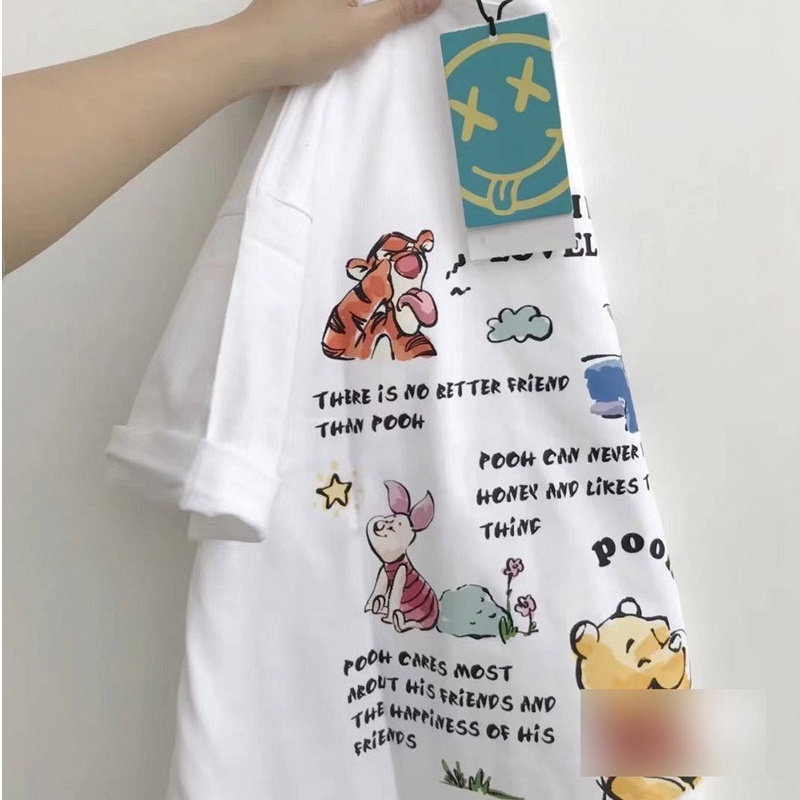 Áo Thun Tay Ngắn In Hình Hoạt Hình Trẻ Trung Mới