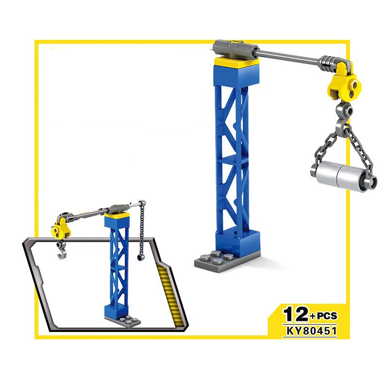 Bộ Lego đội xây dựng thành phố gồm 16 mô hình