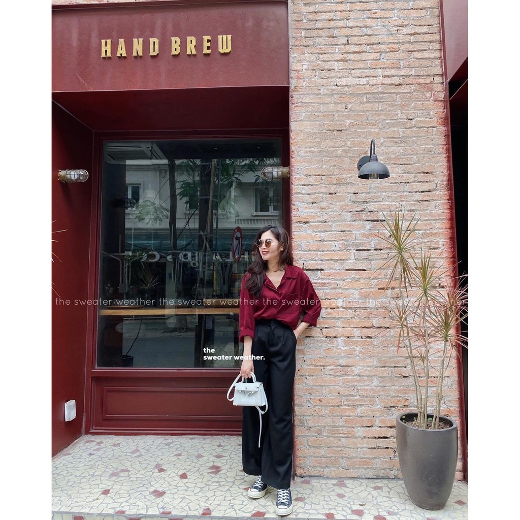 Áo Sơ Mi Lụa Thụng HOAITHU654
