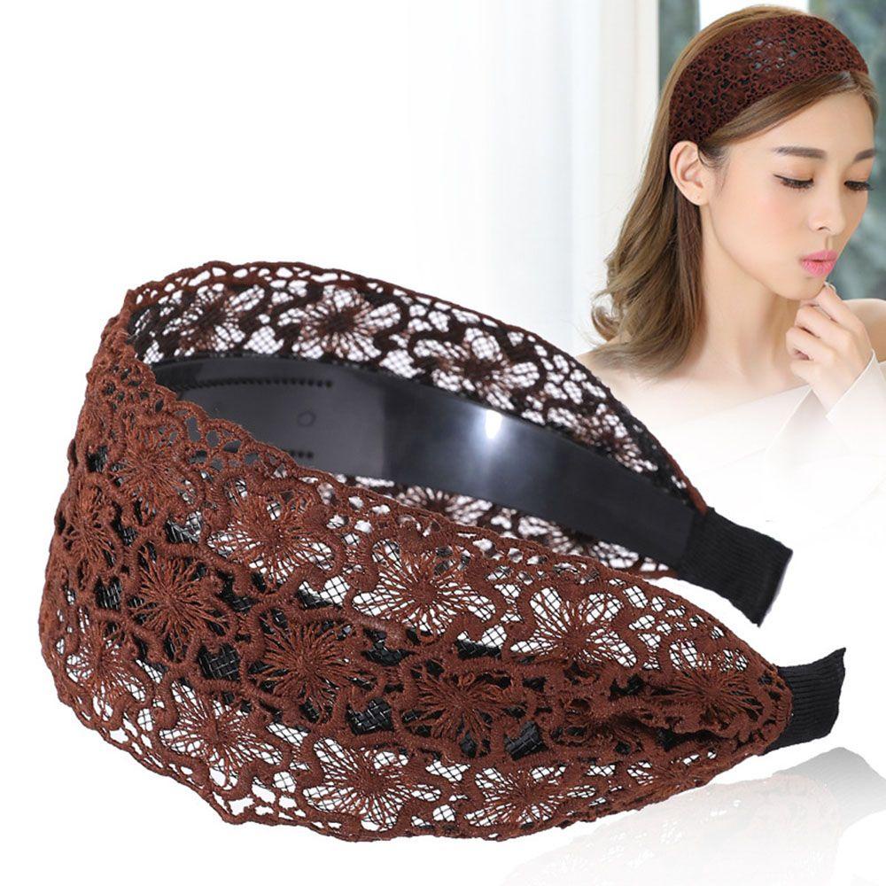 Cài Tóc Ren Hoa Bản To Thời Trang Cho Nữ