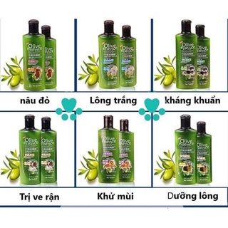 Sữa tắm cho chó mèo - Sữa tắm Olive 450ml