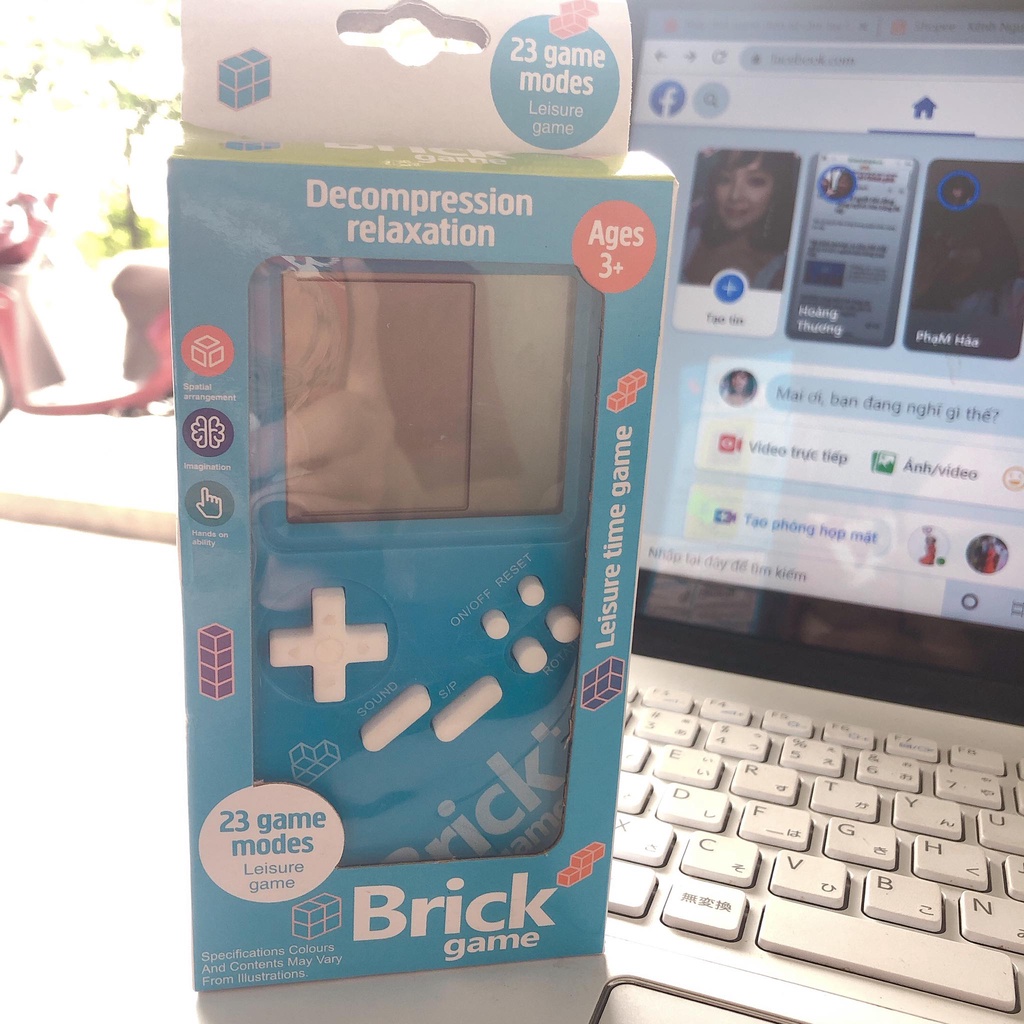 Máy chơi game điện tử cầm tay huyền thoại Brick 23 game modes