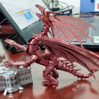Mô hình lắp ráp PIECECOOL Rồng lửa (Đỏ)