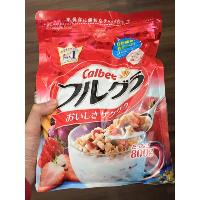 Ngũ cốc Calbee Nhật Bản 600gr - 800gr